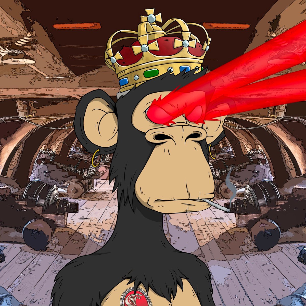 Top 35 on OpenSea, 50 Eth in secondaries, LET'S GOOOO!

To celebrate, we're *giving away* this NFT.  Enter:

1. Like, RT, tag 3 friends
2. Follow @BadApePirates 

WE'RE JUST GETTING STARTED!