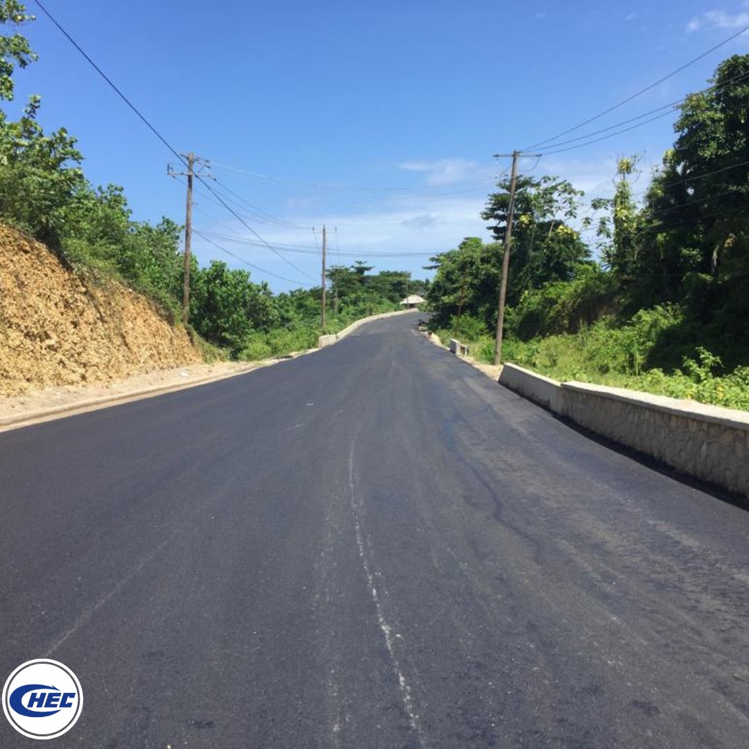 CHECJamaica's tweet photo. Asphalt paving is in progress between Manchioneal and Fair Prospect in Portland.
π SCHIP Part B (lll) Yallahs Bridge to Port Antonio
#CHECatWork #WorkInProgress #SCHIP #CHECJamaica https://t.co/klD2UIN8Zi