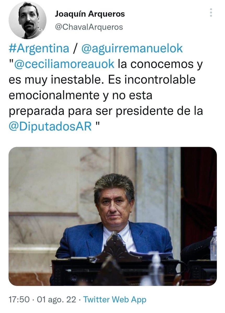 ColectivodeMuj1's tweet photo. No pierda el tiempo, @aguirremanuelok, desde hoy las #mujeres lideramos el Congreso De La Nacion Argentina. 
Besitooos! 🙋🏻‍♀️🤷🏻‍♀️ https://t.co/Zj9Qhl6kCH