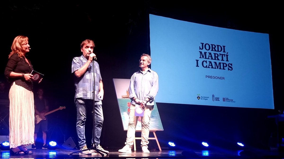 Jordi Martí, pregoner de la #FMSitges22.
¡Enhorabona... i molta sort!
