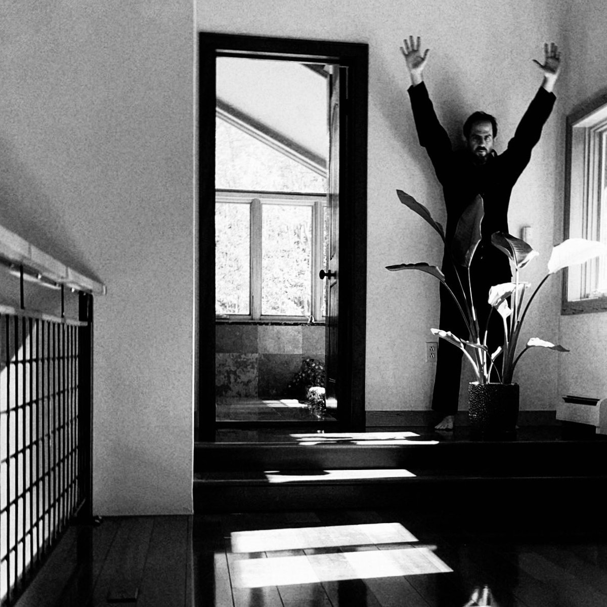 Take cover behind a plant. The new album comes out in exactly one month. Can’t wait for you to hear it