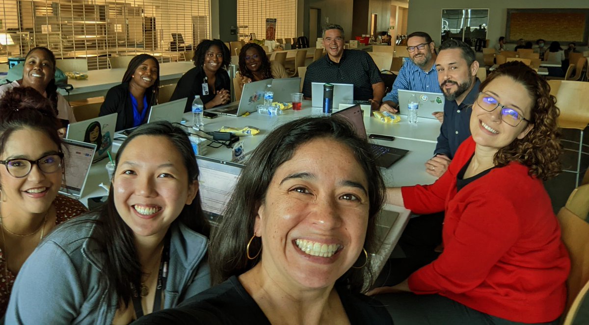 A girl couldn't ask for a better team! @HISD_Inst_tech 
🫰 these humans!