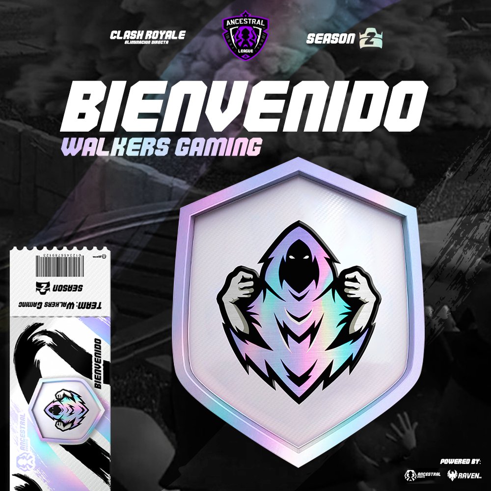 LE DAMOS LA BIENVENIDA AL EQUIPO 
<a href="/WalkersGGx/">WALKERS ESPORTS</a>  👑🎉

ClashRoyale - S2 x Ancestral Events.
