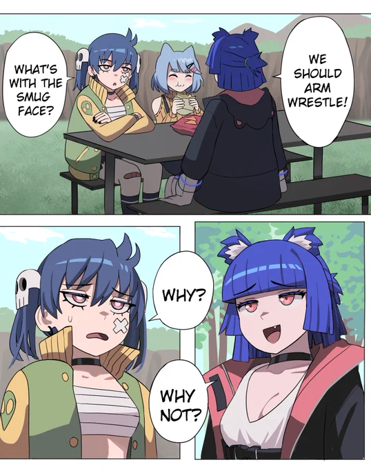 Arm Wrestling (Pages 1-4) #GrisGallery #neqoillst #dinaillst #MelonPM 