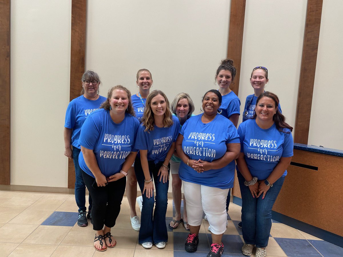 CSaxtan's tweet photo. Progress, not perfection. CCES Special Education team 2022-2023💙💛 #speducators #wearecucps #ccesdukes https://t.co/JCDeP8xBou