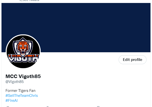 Vigoth85's tweet photo. After this many years of a #Tigers "rebuild"
Seeing this deadline come and go with nothing positive to show.
I just can't anymore. Until wholesale changes are made in the front office, I'm done.
#SellTheTeamChris 
#FireAl https://t.co/zCx2tSj5v3