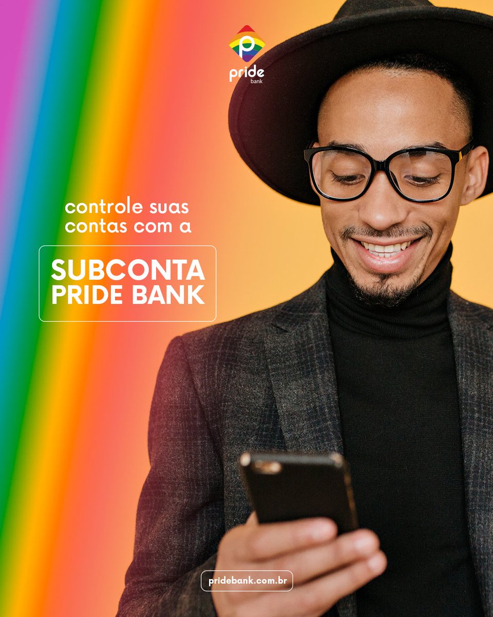 pridebankbr's tweet photo. Crie já suas subcontas e tenha perfis
com saldo e extratos próprios
para organizar seus sonhos!
#diversidade #LGBT #LGBTQsegueLGBTQ #ContaDigital #PRIDE https://t.co/kjFsC2SZ4g