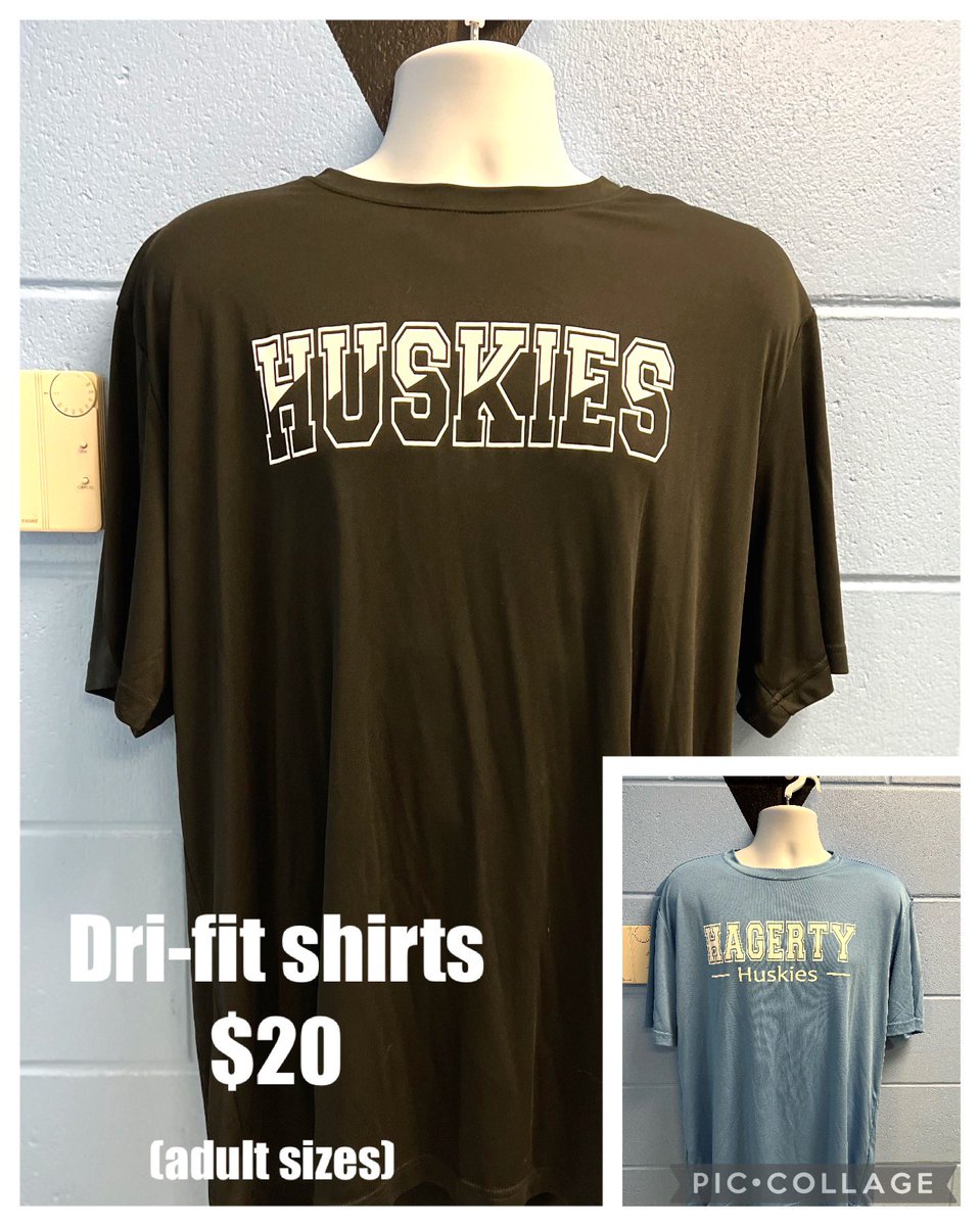 Check out our new *SPIRIT WEAR* for 2022-23! 
Fresh off the delivery truck &amp; ready for tomorrow’s Orientation and Friday’s Club Crawl. Stop by our booth to get your Husky gear! Bucket hats, visors and more also available. Cash or card accepted for purchases. Go Huskies! 🖤💙🐾