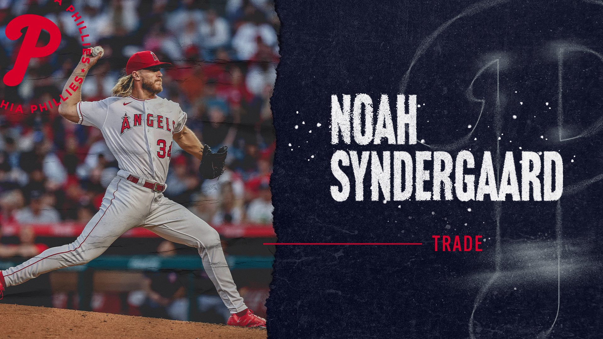 Philadelphia Phillies on X: The Phillies have acquired right-handed  starter Noah Syndergaard from the Los Angeles Angels in exchange for  outfielders Mickey Moniak and Jadiel Sánchez, Phillies President of  Baseball Operations David