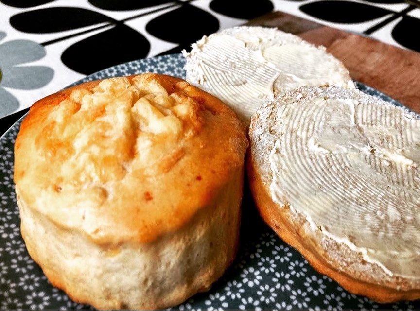 Cheese Scones. #foodstagram #breadlover #CBA #norwichfood #bakeryproducts #salsa #norwichlife #bakerylife #scones