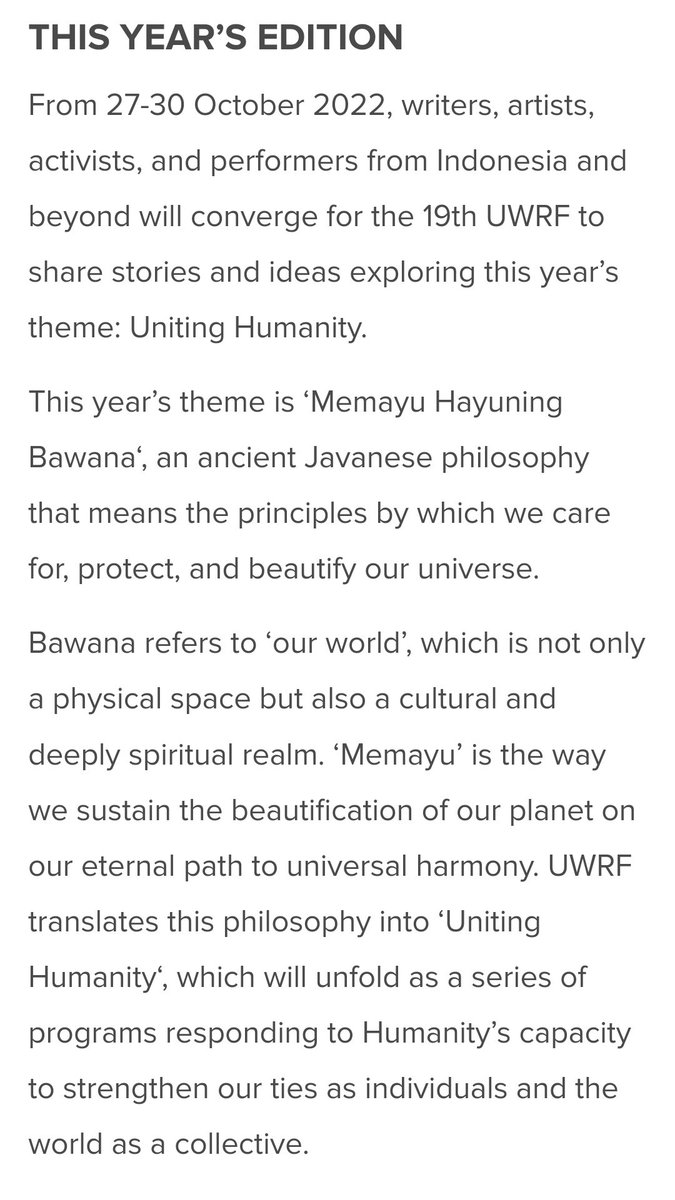 EstherVincentXM's tweet photo. Humbled, grateful & beyond excited to be invited to speak at this year's @ubudwritersfest !
I'll be reading from Red Earth @bluecactuspress (& maybe some new poems), talking about #ecofeminism, & just establishing connections with community ๐
#unitinghumanity https://t.co/hfbGCJ5bNW