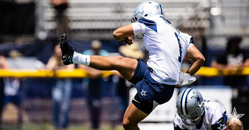 dallascowboys's tweet photo. The #DallasCowboys were back in pads once again on Tuesday for an afternoon practice. Here are some of the highlights that occurred.

#PracticePoints | #CowboysCamp