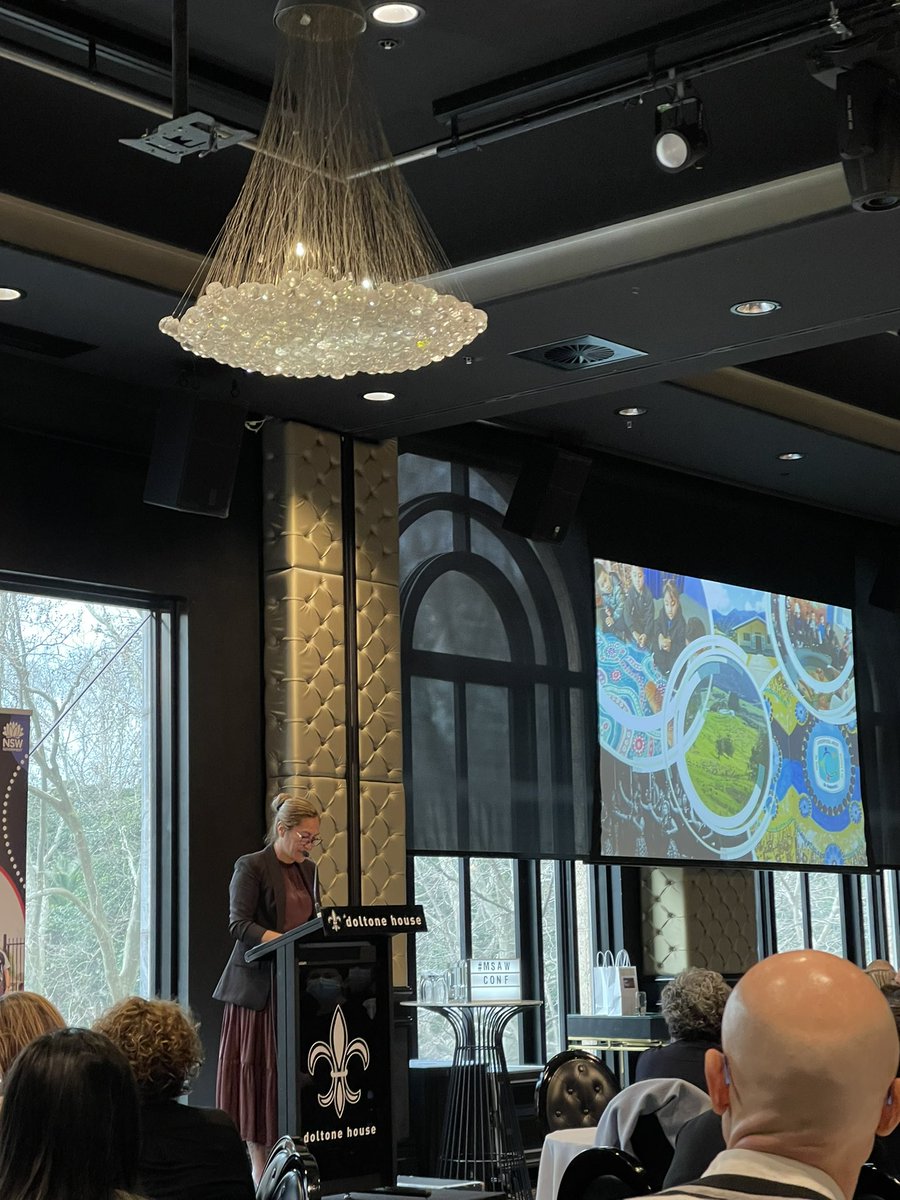 MansourNatalie's tweet photo. Luci Martin delivers a humble and passionate Acknowledgment of Country on day 2 of the #MSAWConf A beautiful way to start the day. @DebSummerhayes @k_rigas https://t.co/MKcP2cy84c