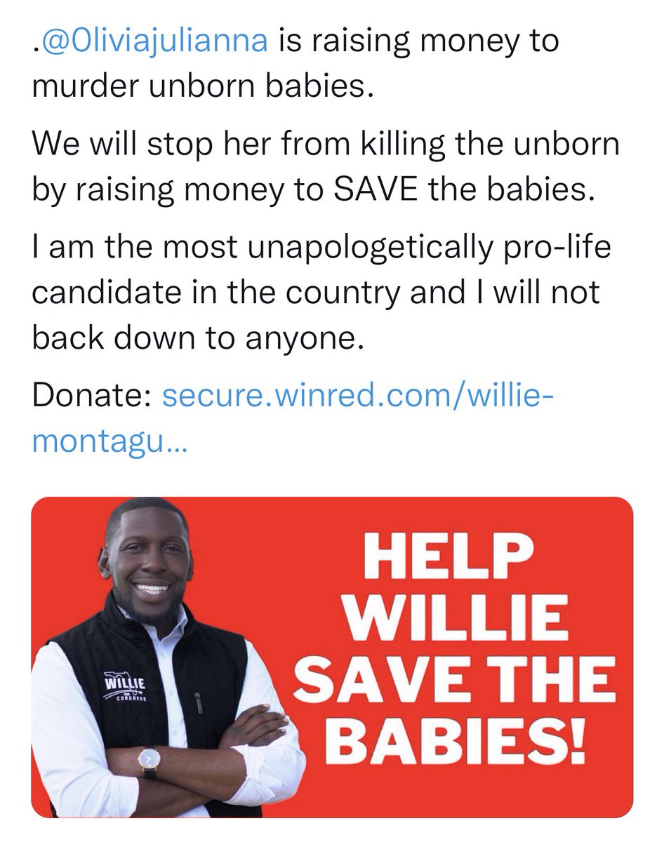 0liviajulianna's tweet photo. I guess Florida republicans have decided to try to fundraise using my name and likeness so new goal!
We’re at $2.2 Million raised!! Can we get to $2.5 by the end of the week ⁉️ https://t.co/0fSSGnhJDV