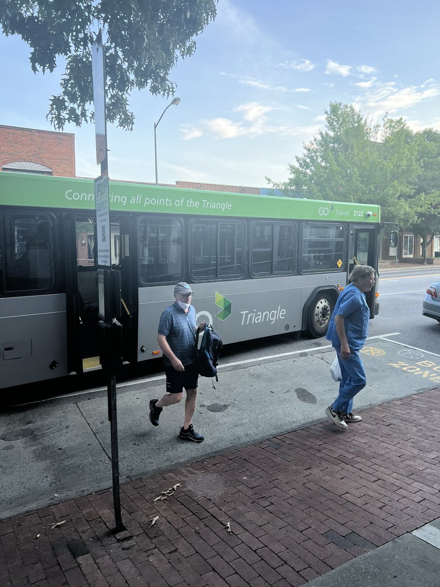 andrewbcreech's tweet photo. What is the point of a bus lane if buses are going to take up the lane of travel anyway? We’d rather have the parking spaces. It’s all day everyday that these drivers are blocking traffic but god forbid someone else parks in the bus lane. @chtransit @GoTriangle @DCHP_ChapelHill https://t.co/mavmgn3tZD