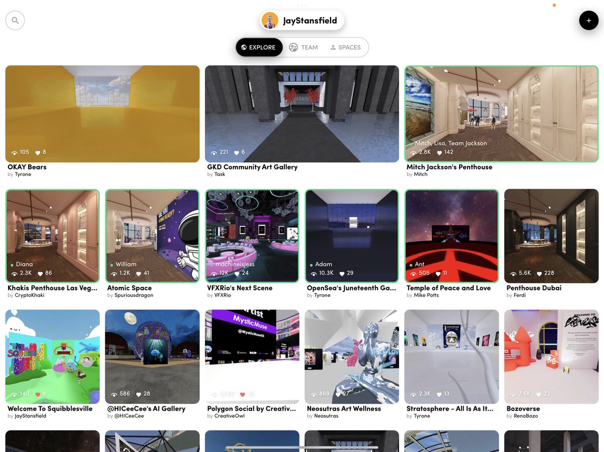 jaystansfield's tweet image. Do you think Squibblesville stands out? It’s on the @spatialxr Explore page!! &amp;lt;3 &amp;lt;3 &amp;lt;3 #spatial #FunSpaces