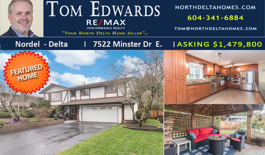 FEATURED 
NORDEL DELTA
4 Bdrm - 3 Bth / 2295 sq ft / 6600 sq ft lot

Chef-inspired kitchen - Main floor open concept - Options for suite or home business in the basement - Double garage, extra wide driveway, landscaped yard with gazebo, covered sundeck