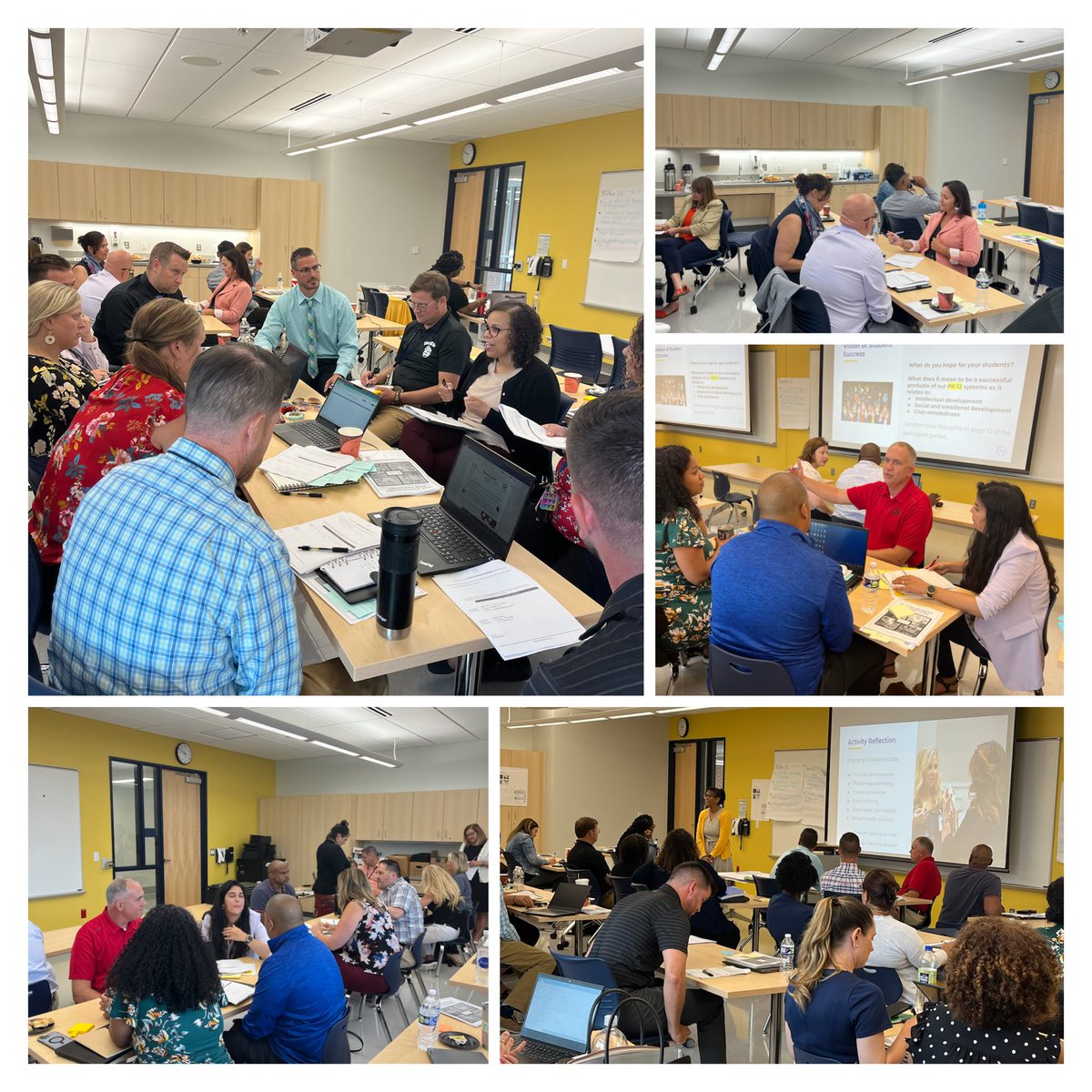 Smith501Melissa's tweet photo. Attended a professional development session on the Danielson Framework with other @AllentownSD administrators today! Great discussions as we learned about creating a common vision of instructional excellence using the Framework. #continuousschoolimprovement https://t.co/HsuWCre757