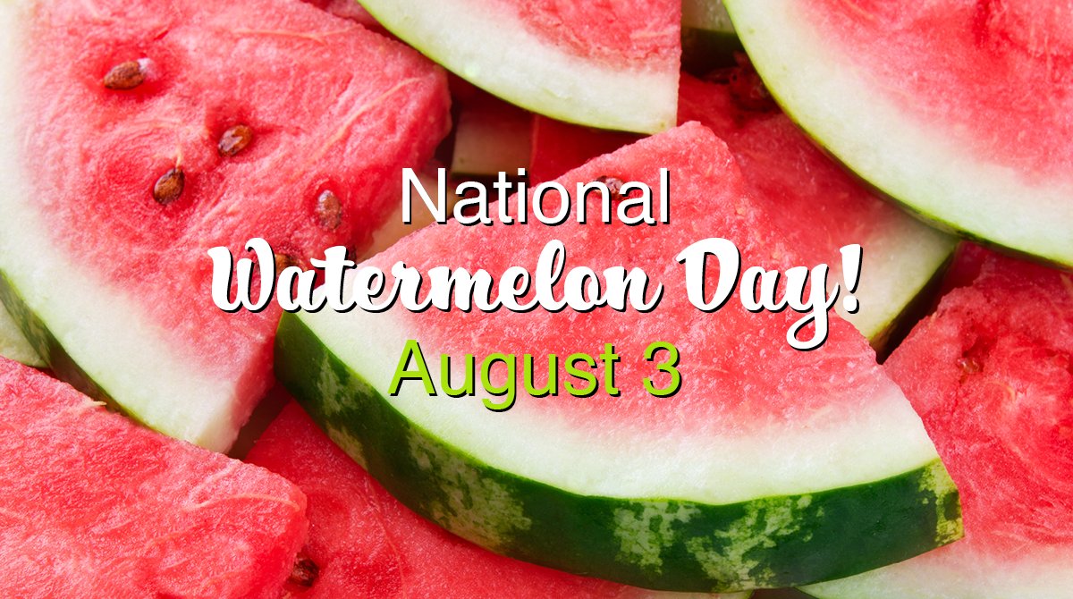 USDA_ARS's tweet photo. #DYK Watermelon has more lycopene than a raw tomato, which is linked to healthy eyes, overall heart health and protection against certain cancers. Learn about the fruit's numerous health benefits and more https://t.co/asiO7pGxH7
#NationalWatermelonDay https://t.co/20HIg1gLer