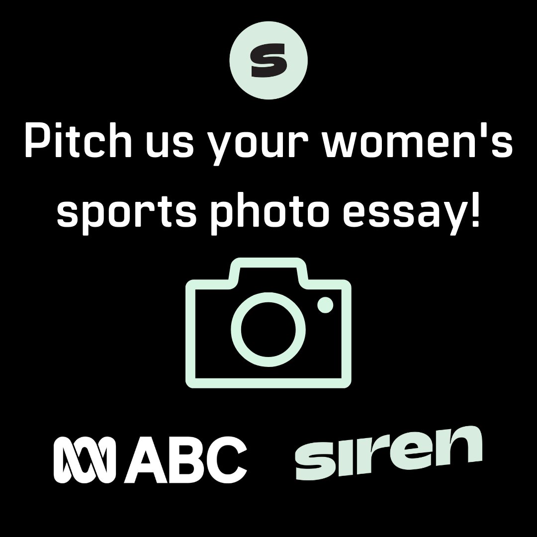 We are calling for pitches from women and non-binary photographers for photo essays!
We’re looking for 8-12 images with a narrative supported with text. Siren can provide editorial support!
Send your pitches to contact@sirensport.com.au with ‘Photo Essay Pitch’ in the subject 📸