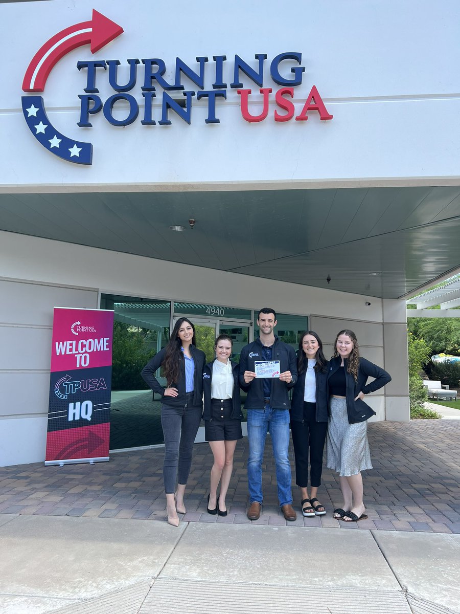 emilytalento's tweet photo. Today I got to celebrate my 1 year anniversary of working at @TPUSA with some of the best in the business🇺🇸 https://t.co/GYIgMW8XAM