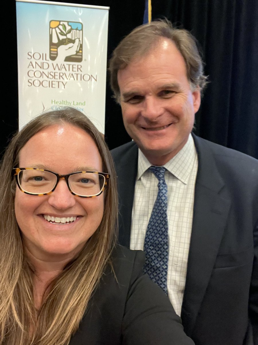 Clare4soilnH20's tweet photo. Thanks to @USDA_NRCS for the information and inspiration at #SWCS22 Annual Conference today! https://t.co/GxZIaNtJhh