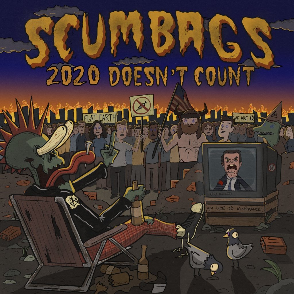 maquinaprofanaf's tweet photo. #MaquinaProfanaFest :Scumbags - Lança "2020 Doesn’t Count", banda entoa sua ode ao ano de confinamento devido a covid-19
Inscreva-se No #Blog, Compartilhe. Apoie o #Underground👇🤘🎧
https://t.co/xC4NI1Aeqz
#Scumbags #2020DoesntCount #COVID19 #Covid_19 #Covid #punk #rock https://t.co/aGQoYPdQWw