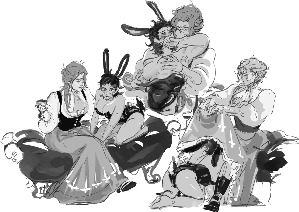 manastydyne's tweet photo. Happy bunny day from lesbian baroryuu https://t.co/4R5Vd13TTh