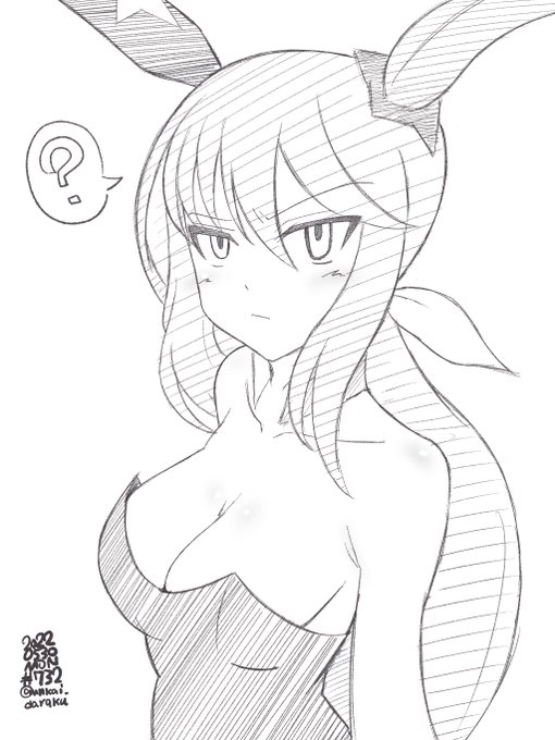 あとはウマ娘のバニーアヤベさんぐらいか。#art #illustration #drawing #絵  #お絵かき #イラスト #絵描きさんと繋がりたい #イラスト好きさんと繋がりたい #夏の創作クラスタフォロー祭り #ウマ娘 #ウマ娘プリティーダービー #バニーガールの日 