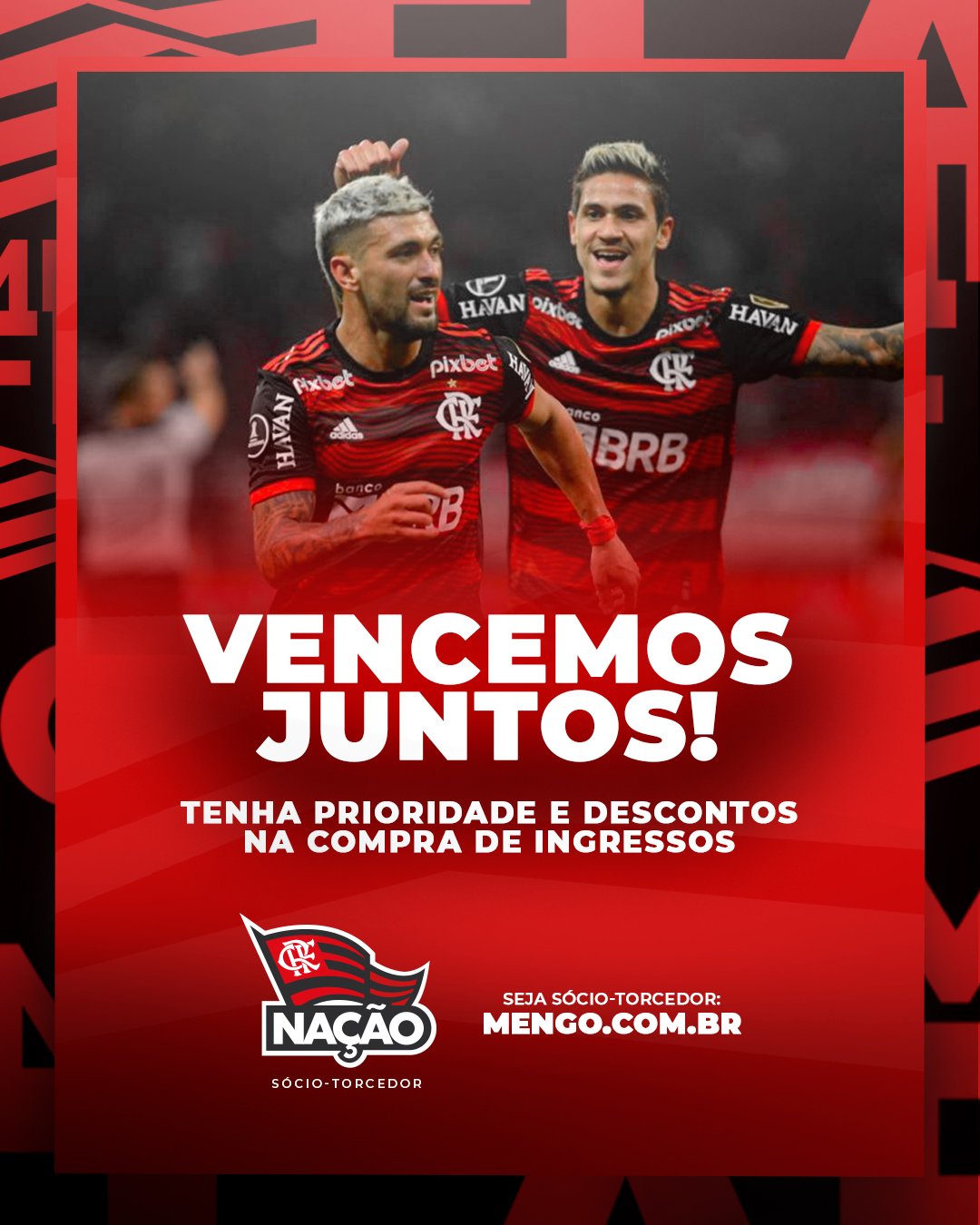 Quintal do Armazém - Olha a Novidade do Armazém nos Jogos do Flamengo: A  cada Gol que o Flamengo fizer vamos aumentar uma cerveja de Graça no balde  durante o jogo então