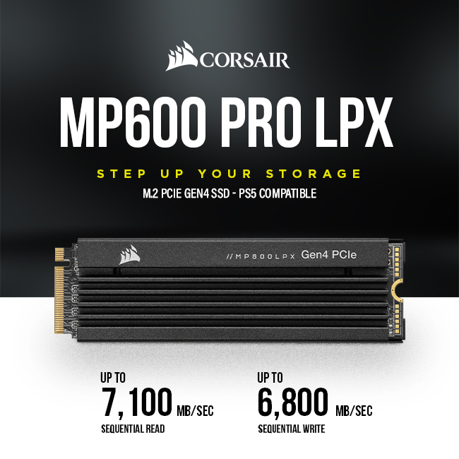 LeaderComputers's tweet photo. The CORSAIR MP600 PRO LPX PCIe Gen4 x4 NVMe 1.4 M.2 SSD provides high-performance storage expansion optimized for PS5, boosting your console’s storage by up to 4TB.
https://t.co/6myPcyT0LS
Corsair #Corsair #Storage #MP600 https://t.co/w4CzbTaRgg