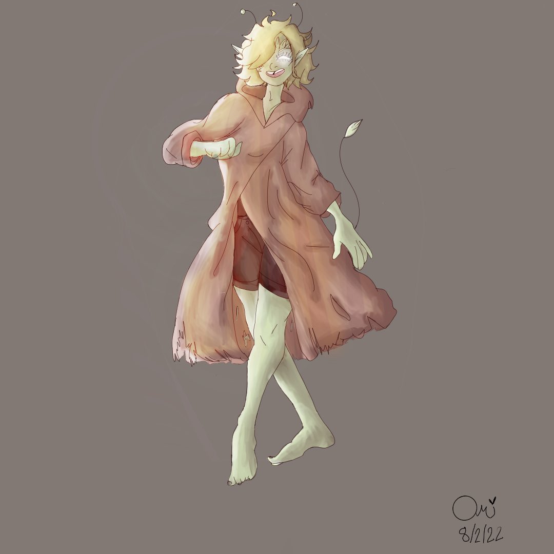 oriole___'s tweet image. OC drawing I finished this morning cus I’m tryna post my art more :D