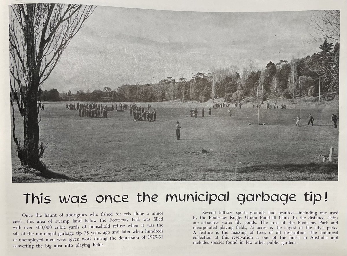 Ian Syson (@iansyson) on Twitter photo My semi-regular reminder that this is the space over which the <a href="/FootscrayPark/">FootscrayParkBingo</a> battle was fought. Read the text and work out what the problem was. Pic from ‘footscray’s first 100 years’ My semi-regular reminder that this is the space over which the <a href="/FootscrayPark/">FootscrayParkBingo</a> battle was fought. Read the text and work out what the problem was. Pic from ‘footscray’s first 100 years’