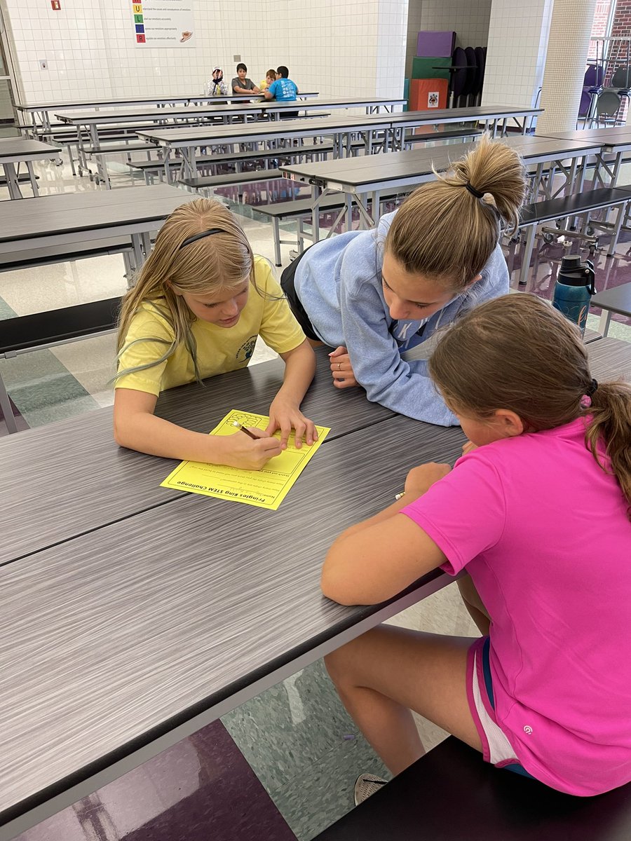 GTYancy's tweet photo. Summer Scholars Day 2 Science activity- the Pringles Challenge. Plan, strategize, and build a ring of Pringles. @KellerISDAdvAca https://t.co/jA42k0fERQ
