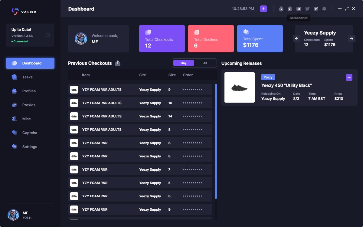ECG_89's tweet photo. Thanks @ValorAIO 
@TheXYZStore always solid and holding it down
@zhuproxies first time using and worked great
Not bad at all for a minimal set up and shit releases
Ill take this all day over $1000+ setups https://t.co/GzhBuigHjz