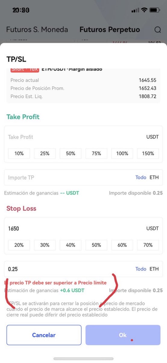 Nicoentenberg's tweet photo. @BingXLatino no puedo mejorar mi stop loss cuando estoy ganando una operación como puede ser? Nunca me paso esto. Necesito respuesta! No me responden por ningún medio. Este es un ejemplo: https://t.co/nEyI8ROEb5