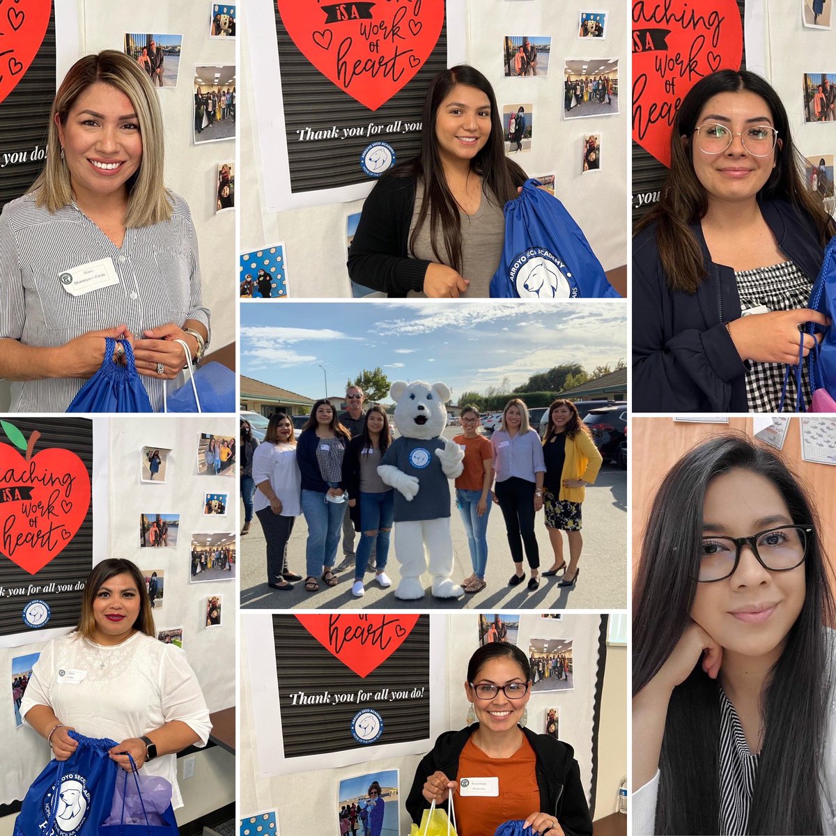 ASA_PolarBears's tweet photo. ASA welcomes our new polar bear teachers. 2022-2023 will be a phenomenal year with these awesome educators!!! @zjgalvan @LCortezGUSD @verodher @ASA_Speech @Ms_Vanessa18 @Ms_HernandezG2 @MissRobinsonG4 @Josss_25 @ASA_RSP @nvirgen26 https://t.co/ty1fBRS1Ki