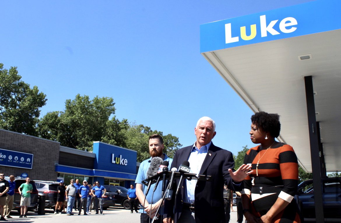 Mike Pence on Twitter "Great to be in Hobart, IN today with