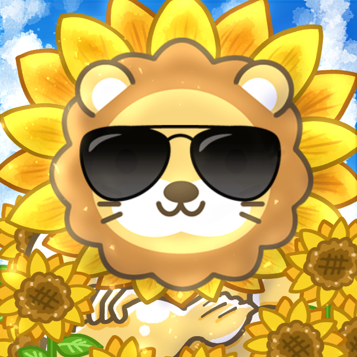freelife_blog's tweet photo. 8月のアイコンはひまわりライオンやで〜😊 https://t.co/UtPhzd6SGE