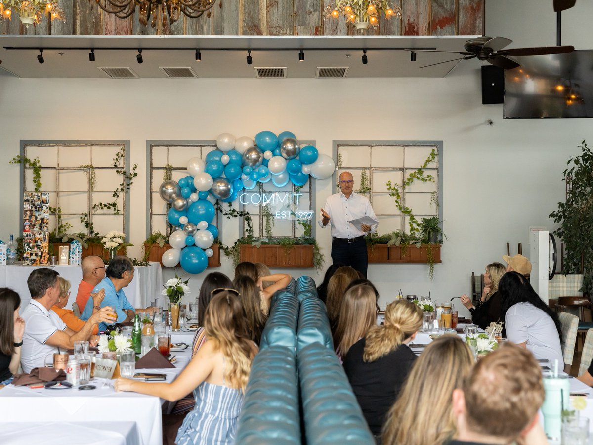CommitAgency's tweet photo. That post 25th anniversary party glow. ✨ Congratulations once again to everyone who helped make this milestone possible—from our team and clients to our loved ones—we value and appreciate all of you. 💙 #Commit25 (👉 View more images at https://t.co/NjfAXApDvS) https://t.co/3fur8Nkxys