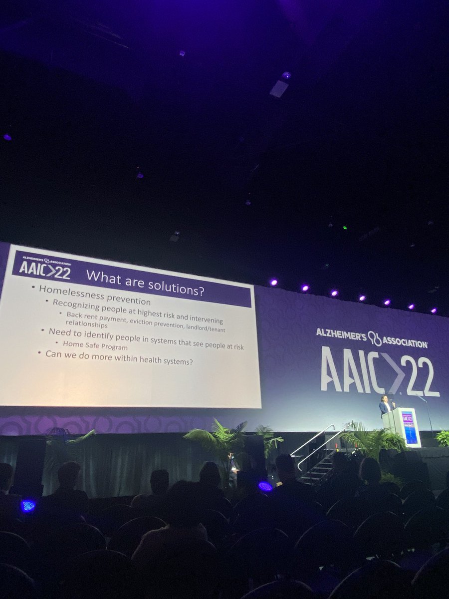 “Homelessness is a housing problem” @MKushel bringing essential attention to a rapidly growing and already extensive problem for the aging homeless community. #AAIC22
