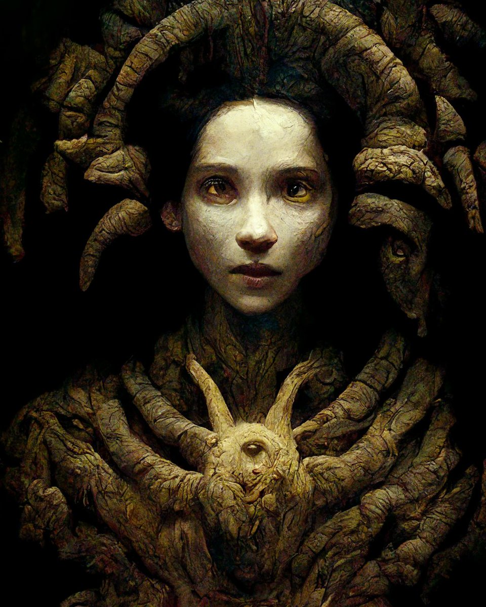 chekhoveugene's tweet image. Princess Moanna

#deltoro #labyrint #fantasyart #darkfantasy #MidjourneyAI