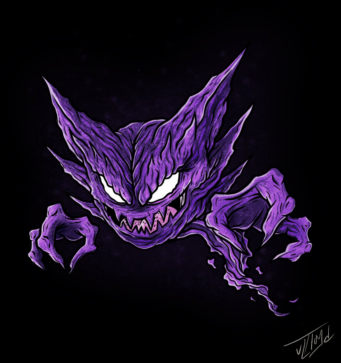 Haunter art I did a while back. DM for commissions #Pokemon #fanart #commissions #Nintendo