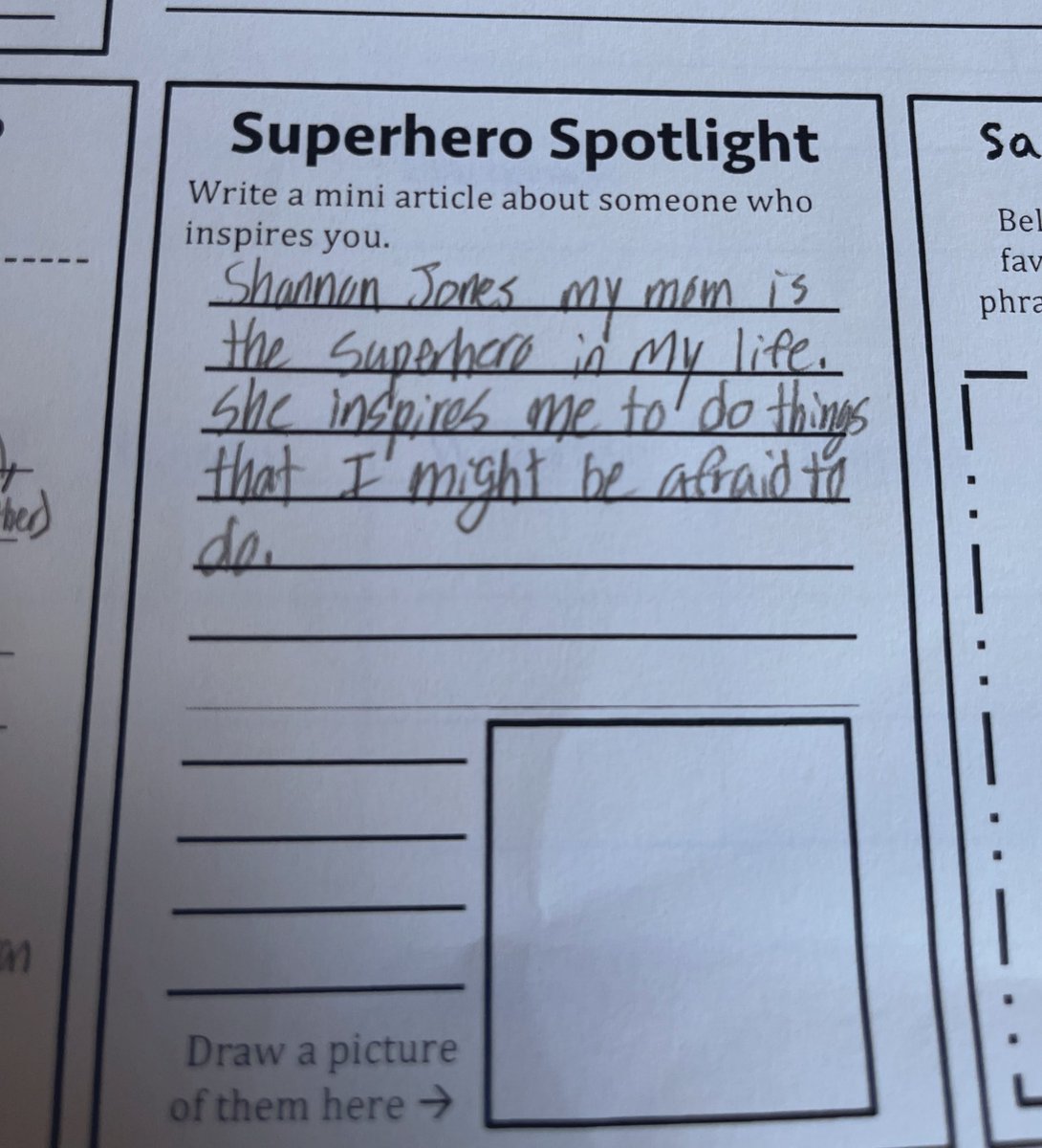 fms_jonesy's tweet photo. It’s been a busy few weeks…and I don’t always feel like I’m getting it right…but the universe knows what we need to hear…and I’m especially moved to discover that I inspire my 6th grader to push herself. Be brave, my sassafras…🥹 https://t.co/XRMvzffdo3