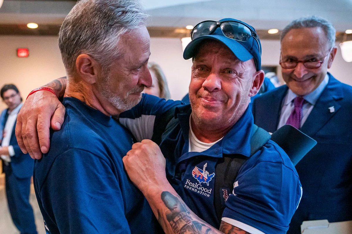 Thank you <a href="/jonstewart/">Jon Stewart</a>, <a href="/johnfeal2/">@JohnFeal2</a> and all veterans that fought tirelessly to get the #PACTAct passed
