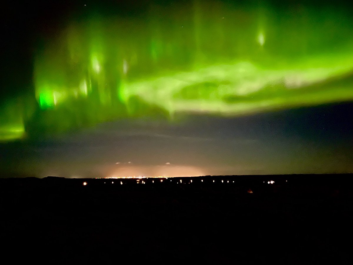 ⁦<a href="/ZakGriffon/">Zak Griffen</a>⁩ …..#Impressive when viewed from the ground as well #NorthernLights