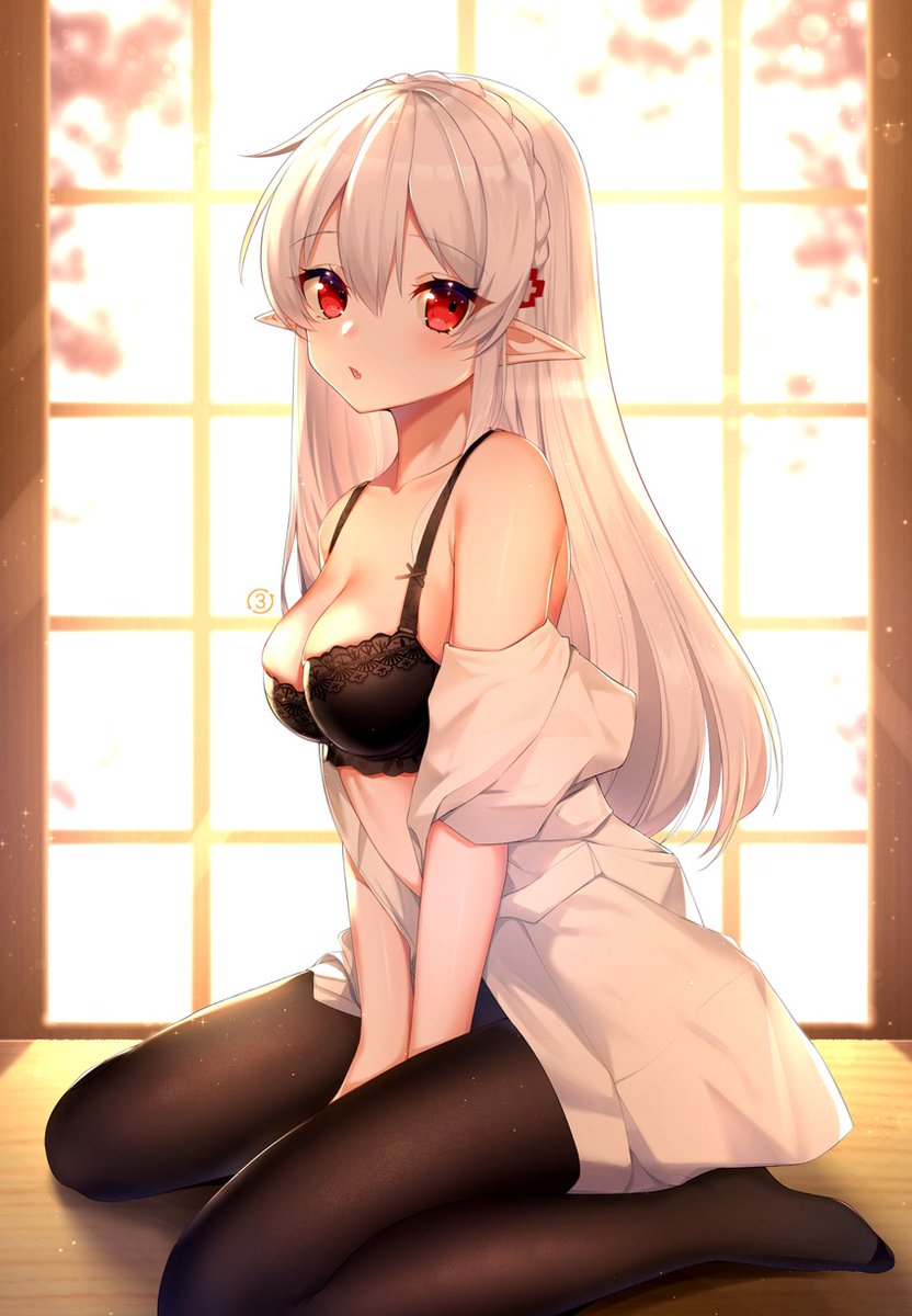 "Huh...? And what do you want...?"

The tyrant has awoken... It seems she has a visitor.