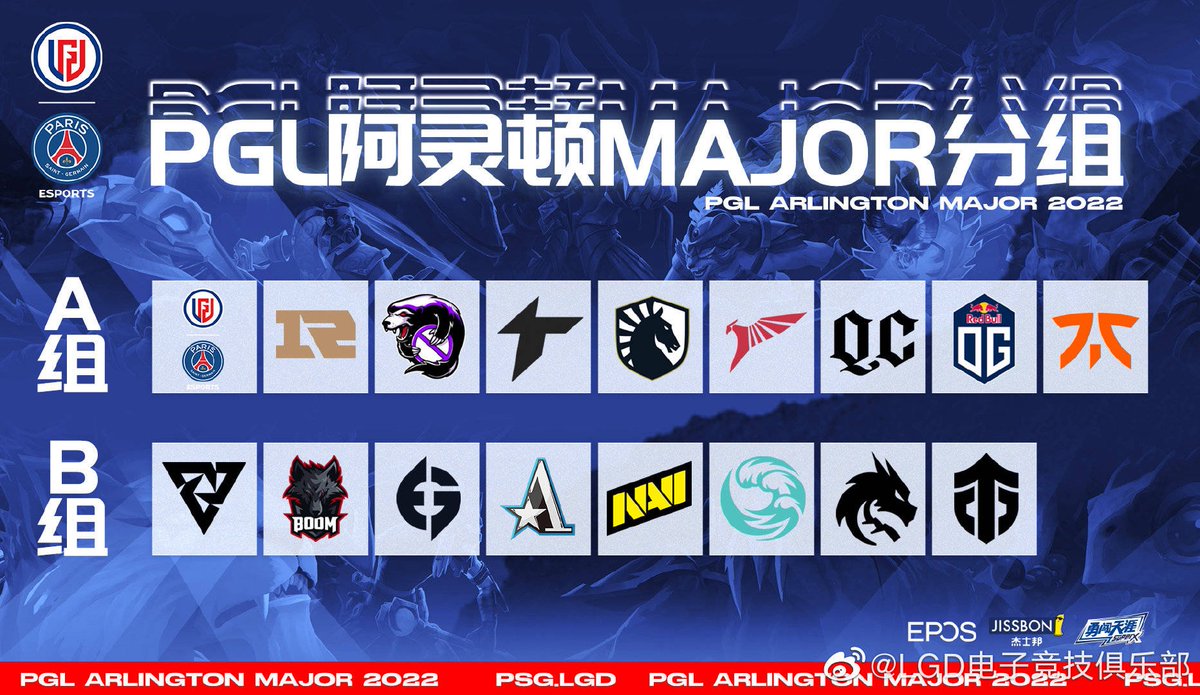 JINSue_JS's tweet photo. PSG.LGD Weibo Update 20220802

LGD’s schedule for PGL Arlington Major 2022

LGD belongs to Group A, and their first match will be against Talon at 23:00 (GTM+8:00) on Aug. 4.

cr. https://t.co/EKryEzW02G https://t.co/gswfPEzOHP