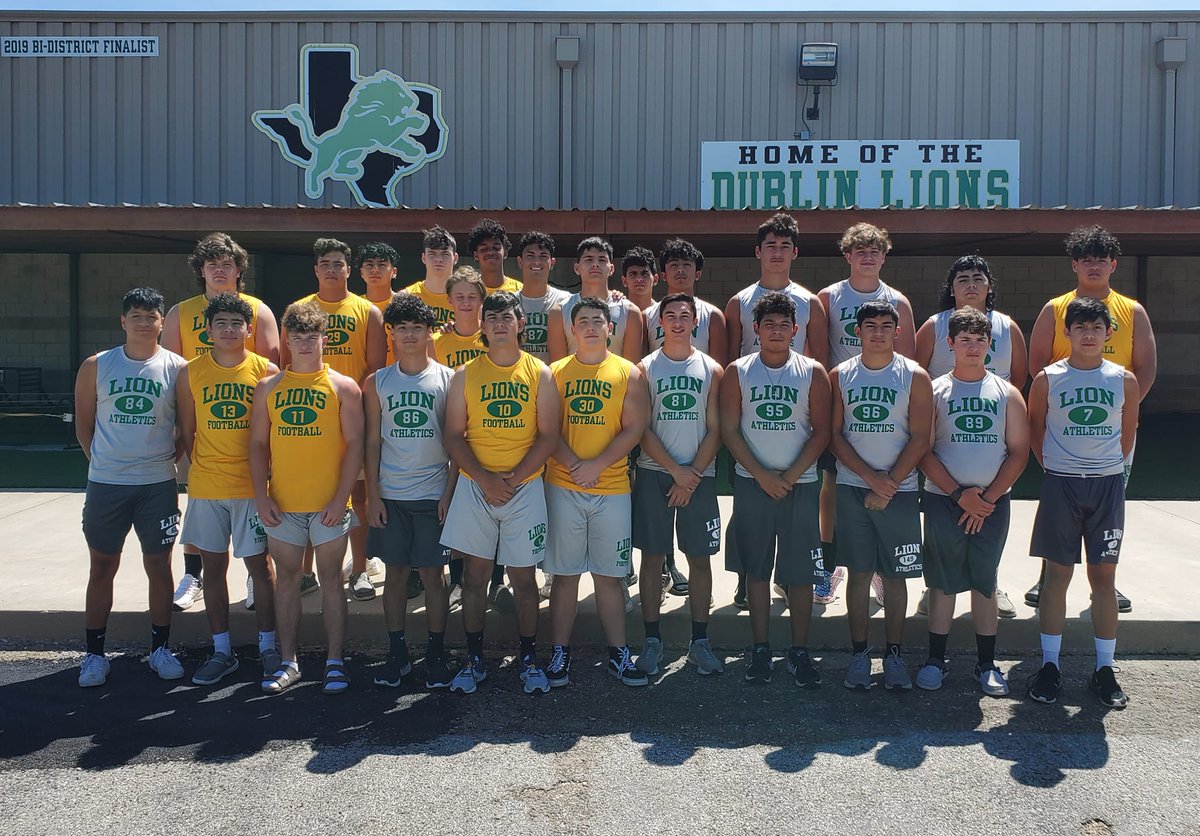 Evan Ren (@bigcountrysport) on Twitter photo Ladies gentleman, your 2022 Dublin Lions.
#BigCountryPreps #DublinLions #txhsfb #txhsfootball Ladies gentleman, your 2022 Dublin Lions.
#BigCountryPreps #DublinLions #txhsfb #txhsfootball