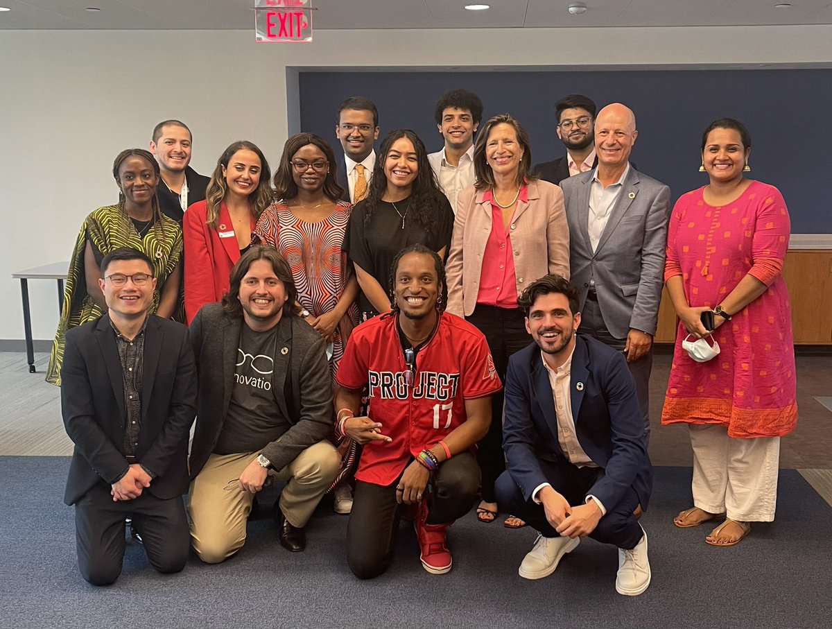 Thank you Jayathma &amp; all colleagues in <a href="/UNYouthEnvoy/">UN Youth Envoy</a> who have worked hard to make it possible for the 2020 class of #SDGYoungLeaders to join us at the <a href="/UN/">United Nations</a> after two years of virtual encounters, but amazing work on the #SDGs individually &amp; as an inspiration to others collectively!